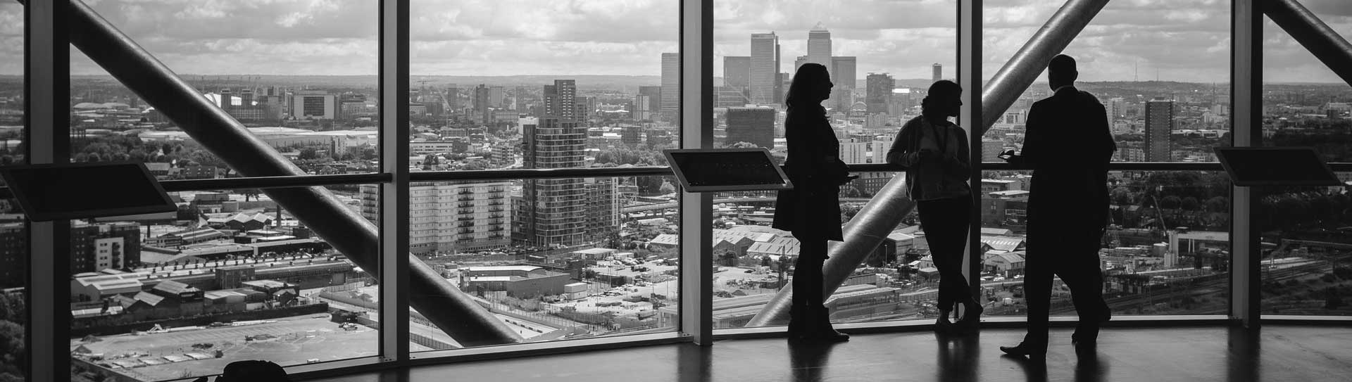 High Building People Talking